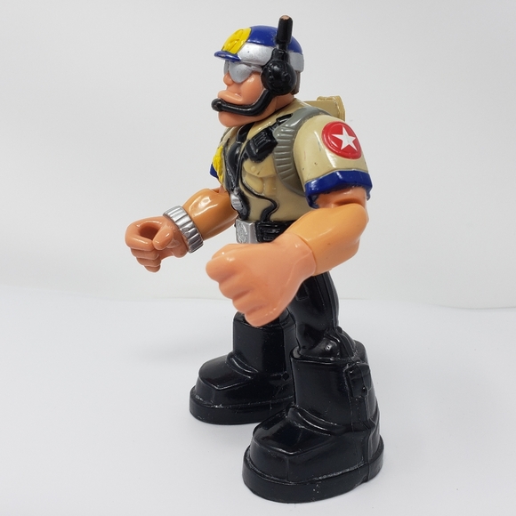 Mattel Rescue Heroes Night Patrol Captain Cuffs Police Toy Figure - Picture 3 of 16